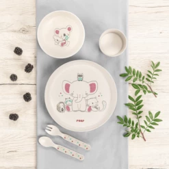 Reer Set Di Piatti Growing "Lovely Friends" -Negozio online Pink Or Blue reer set di piatti growing lovely friends a342888 3