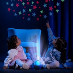Reer Starlino Luce Notturna Con Proiettore A Luce Stellare Bianco -Negozio online Pink Or Blue reer starlino luce notturna con proiettore a luce stellare bianco a265060 4