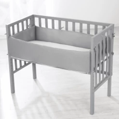 Roba 2in1 Lettino Co-sleeping Regolabile In Altezza, Safe Asleep, Grigio Scuro -Negozio online Pink Or Blue roba 2in1 lettino co sleeping regolabile in altezza safe asleep grigio scuro a308688 3
