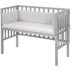 Roba 2in1 Lettino Co-sleeping Style Stars Silver Grey -Negozio online Pink Or Blue roba 2in1 lettino co sleeping style stars silver grey a315648 4