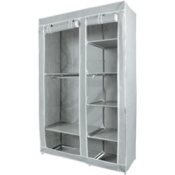 Roba Armadio In Tessuto XL Little Stars Grigio -Negozio online Pink Or Blue roba armadio in tessuto xl little stars grigio a292948 4