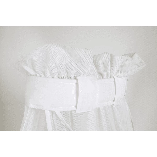 Roba Baldacchino Per Culla Safe Asleep, Uni Bianco, A Rete 4 Roba Baldacchino Per Culla Safe Asleep, Uni Bianco, A Rete - immagine 2