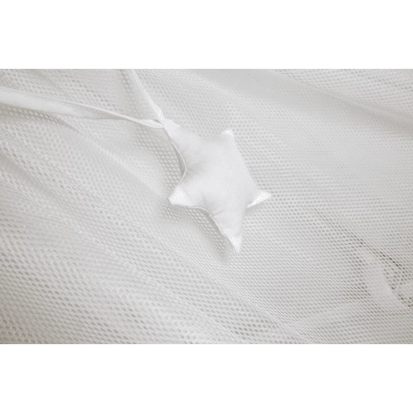 Roba Baldacchino Per Culla Safe Asleep, Uni Bianco, A Rete 5 Roba Baldacchino Per Culla Safe Asleep, Uni Bianco, A Rete - immagine 3