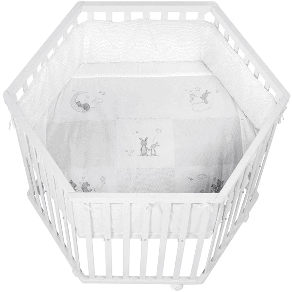 Roba Box 6-angoli Bianco Fox & Bunny 4 Roba Box 6-angoli Bianco Fox & Bunny - immagine 2