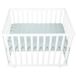 Roba Box 75 X 100 Cm Bianco, Frosty Green Stars