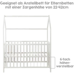 Roba Casa Letto 60 X 120 Cm Bianco -Negozio online Pink Or Blue roba casa letto 60 x 120 cm bianco a307703 4