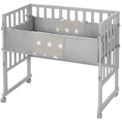 Roba Culla 3in1 Con Barriera Little Stars Safe Asleep® -Negozio online Pink Or Blue roba culla 3in1 con barriera little stars safe asleep a308670 1
