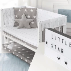 Roba Culla Little Stars 3 In 1, Bianco 11 Roba Culla Little Stars 3 In 1, Bianco -Negozio online Pink Or Blue roba culla little stars 3 in 1 bianco a303907 4