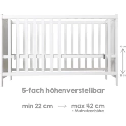 Roba Lettino Co-sleeping Bianco 60 X 120 Cm -Negozio online Pink Or Blue roba lettino co sleeping bianco 60 x 120 cm a286634 4