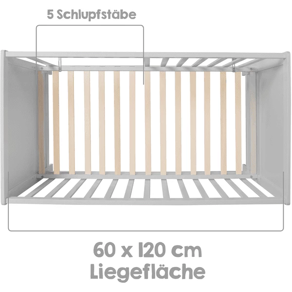 Roba Letto Extra Taupe 60 X 120 Cm Con Materasso 5 Roba Letto Extra Taupe 60 X 120 Cm Con Materasso - immagine 3