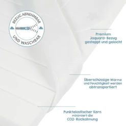 Roba Materasso Per Culla Safe Asleep AIR BALANCE PLUS 40x90 -Negozio online Pink Or Blue roba materasso per culla safe asleep air balance plus 40x90 a304730 4