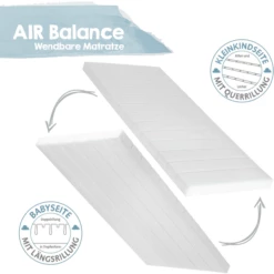 Roba Materasso Per Culla Safe Asleep AIR BALANCE PLUS 45x85 -Negozio online Pink Or Blue roba materasso per culla safe asleep air balance plus 45x85 a304735 2