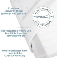 Roba Materasso Per Lettino Air Balance PLUS 60x120 Cm Safe Asleep®. -Negozio online Pink Or Blue roba materasso per lettino air balance plus 60x120 cm safe asleep a310000 2