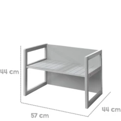 Roba Panca/tavolo, Grigio 11 Roba Panca/tavolo, Grigio -Negozio online Pink Or Blue roba panca tavolo grigio a313256 4