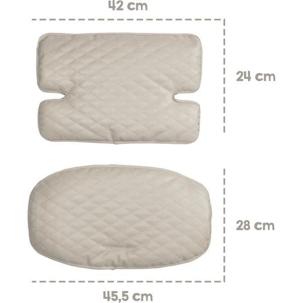 Roba Riduttore Di Seduta 2 Pezzi Sit Up Luxe Grigio Trapuntato 7 Roba Riduttore Di Seduta 2 Pezzi Sit Up Luxe Grigio Trapuntato - immagine 5