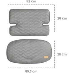 Roba Riduttore Di Seduta 2 Pezzi Sit Up Luxe Stone Trapuntato -Negozio online Pink Or Blue roba riduttore di seduta 2 pezzi sit up luxe stone trapuntato a411694 4