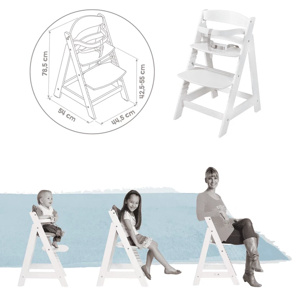 Roba Seggiolone Evolutivo 2 In 1 Born Up Bianco, Incl. Sdraietta Style Frosty Green 7 Roba Seggiolone Evolutivo 2 In 1 Born Up Bianco, Incl. Sdraietta Style Frosty Green - immagine 5