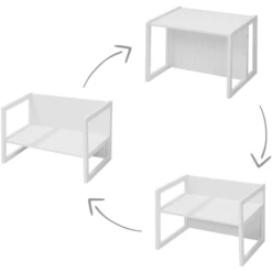 Roba Set 3in1 Tavolo E Sedia - Bianco 8 Roba Set 3in1 Tavolo E Sedia - Bianco -Negozio online Pink Or Blue roba set 3in1 tavolo e sedia bianco a382316 1