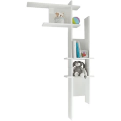 Roba Set Di 3 Mensole Da Parete Nordic Bianco