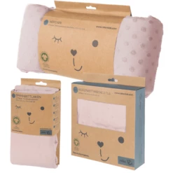 Roba Set Regalo BIO Jersey Sleeping Small Lil Planet Rosa -Negozio online Pink Or Blue roba set regalo bio jersey sleeping small lil planet rosa a307715 4