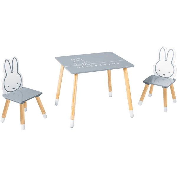 Roba Set Tavolino E 2 Sedie Miffy 4 Roba Set Tavolino E 2 Sedie Miffy - immagine 2
