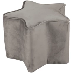 Roba Sgabello A Forma Di Stella, Grigio 5 Roba Sgabello A Forma Di Stella, Grigio -Negozio online Pink Or Blue roba sgabello a forma di stella grigio a284417 1