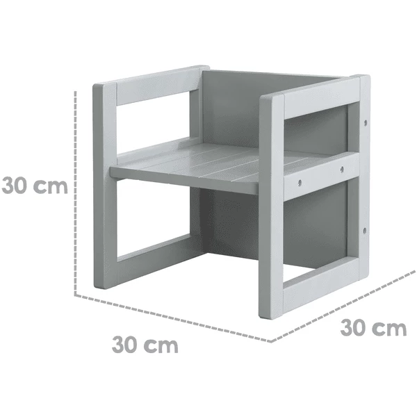 Roba Sgabello, Grigio 6 Roba Sgabello, Grigio - immagine 4