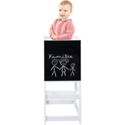 Roba Torre Di Apprendimento Montessoriana Con Lavagna 9 Roba Torre Di Apprendimento Montessoriana Con Lavagna -Negozio online Pink Or Blue roba torre di apprendimento montessoriana con lavagna a308314 2