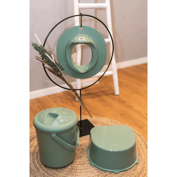 Rotho Babydesign Rotho Baby Design Sedile WC Bella Bambina, Scisto Green 4 Rotho Babydesign Rotho Baby Design Sedile WC Bella Bambina, Scisto Green - immagine 2