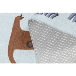 ScandicLiving Tappeto Volpe E Cane, Grigio 100x160 Cm 9 ScandicLiving Tappeto Volpe E Cane, Grigio 100x160 Cm -Negozio online Pink Or Blue scandicliving tappeto volpe e cane grigio 100x160 cm a275367 2