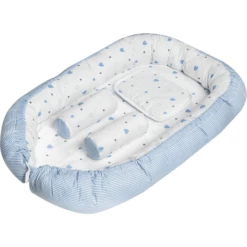 Schardt Babynest Cuoricini Azzurri