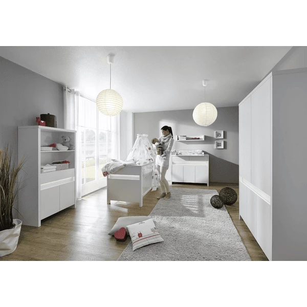 SCHARDT Set Cameretta Neonato PLANET WHITE Bianco 3 SCHARDT Set Cameretta Neonato PLANET WHITE Bianco