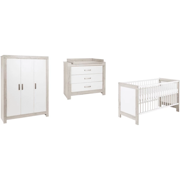 Schardt Set Cameretta Nordic Halifax Con Armadio A 3 Ante 4 Schardt Set Cameretta Nordic Halifax Con Armadio A 3 Ante - immagine 2