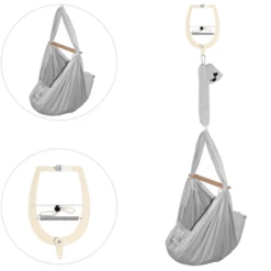SCHMUSEWOLKE Amaca Per Bambini Con Morsetto Per Porta Bio Grey -Negozio online Pink Or Blue schmusewolke amaca per bambini con morsetto per porta bio grey a394209 1