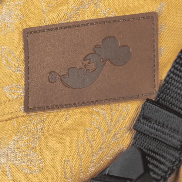 SCHMUSEWOLKE Marsupio Botanical Golden Lino 7 SCHMUSEWOLKE Marsupio Botanical Golden Lino - immagine 5