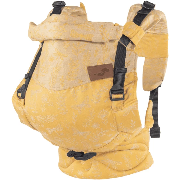 SCHMUSEWOLKE Marsupio Comfort Botanical Golden Lino 3 SCHMUSEWOLKE Marsupio Comfort Botanical Golden Lino