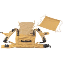 SCHMUSEWOLKE Marsupio Comfort Maxi Botanical Golden Lino -Negozio online Pink Or Blue schmusewolke marsupio comfort maxi botanical golden lino a375430 4