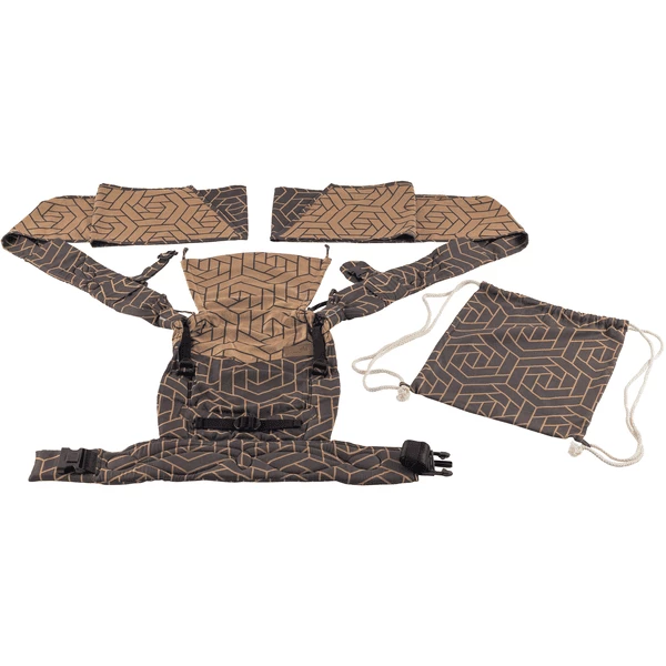 SCHMUSEWOLKE Marsupio Maxi Graphic Copper Modal 6 SCHMUSEWOLKE Marsupio Maxi Graphic Copper Modal - immagine 4