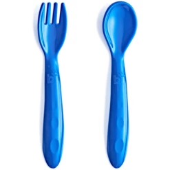 Set Cucchiaio E Forchetta 2 Pezzi BPA Free Blu -Negozio online Pink Or Blue set cucchiaio e forchetta 2 pezzi bpa free blu a284048 4