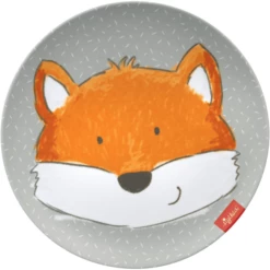 Sigikid ® Piatto In Melamina Grigio Volpe -Negozio online Pink Or Blue sigikid piatto in melamina grigio volpe a313177 2