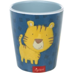 Sigikid ® Tazza In Melamina Tiger Blu -Negozio online Pink Or Blue sigikid tazza in melamina tiger blu a313166 2