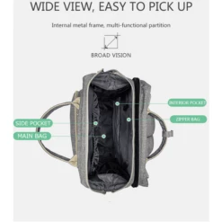 Stella Bag Zaino Fasciatoio Basic Nero 10 Stella Bag Zaino Fasciatoio Basic Nero -Negozio online Pink Or Blue stella bag zaino fasciatoio basic nero a316172 3