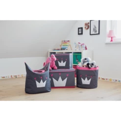 STORE !t Cestino Portaoggetti Crown -Negozio online Pink Or Blue store t cestino portaoggetti crown a368471 4