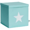 STORE !t Scatola Organizer Star, Menta Con Stella Bianca -Negozio online Pink Or Blue store t scatola organizer star menta con stella bianca a368442