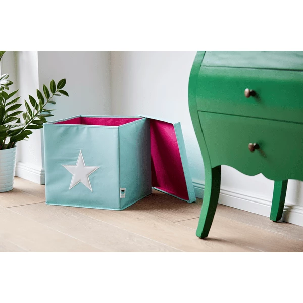 STORE !t Scatola Organizer Star, Menta Con Stella Bianca 7 STORE !t Scatola Organizer Star, Menta Con Stella Bianca - immagine 5