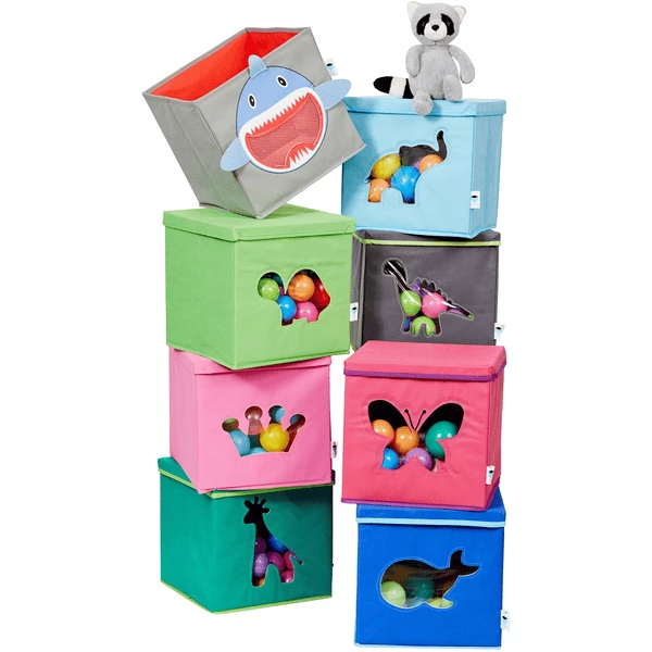 STORE !t Scatola Per Giocattoli Con Finestra, Farfalla 5 STORE !t Scatola Per Giocattoli Con Finestra, Farfalla - immagine 3