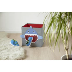 STORE !t Scatola Per Giocattoli Con Rete, Squalo -Negozio online Pink Or Blue store t scatola per giocattoli con rete squalo a368380 1