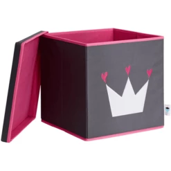 STORE !t Scatola Per Il Riordino Della Corona, Grigia Con Corona Bianca 10 STORE !t Scatola Per Il Riordino Della Corona, Grigia Con Corona Bianca -Negozio online Pink Or Blue store t scatola per il riordino della corona grigia con corona bianca a368452 3