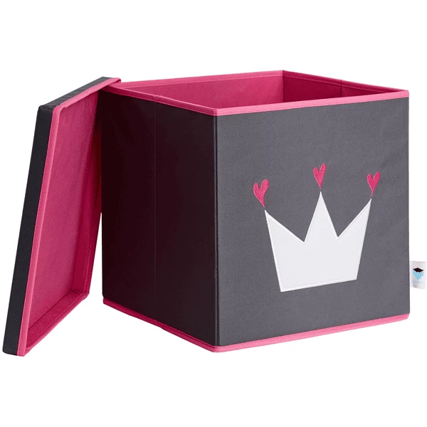 STORE !t Scatola Per Il Riordino Della Corona, Grigia Con Corona Bianca 6 STORE !t Scatola Per Il Riordino Della Corona, Grigia Con Corona Bianca - immagine 4