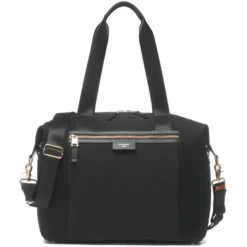 Storksak Borsa Fasciatoio Stevie Luxe Black Scuba - Nero